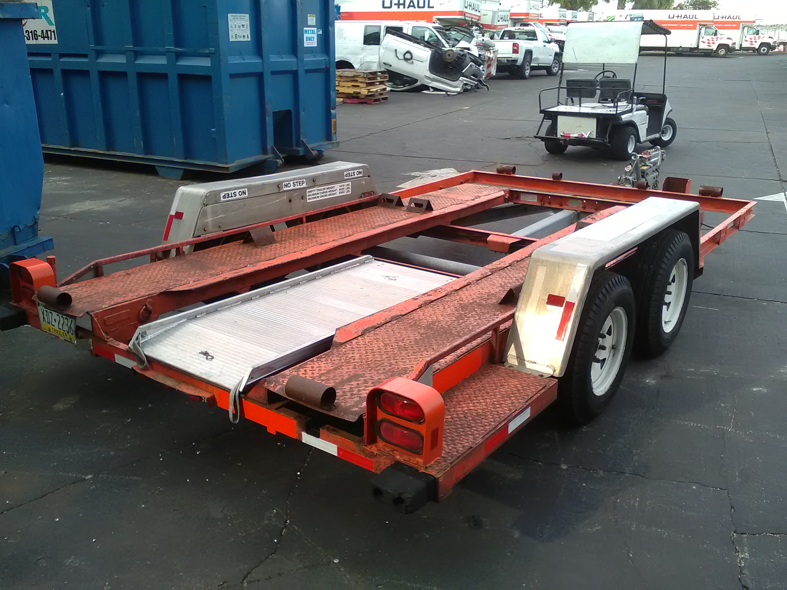 1992 Utility Trailer For Sale In Seminole Fl 33778 U Haul Truck Sales