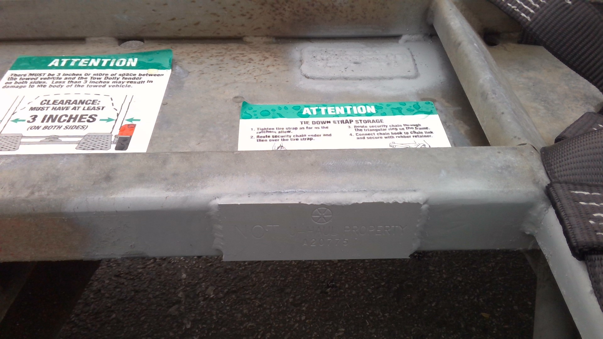 2016 Tow Dolly for Sale in Charleston, WV 25312 UHaul Truck Sales